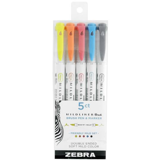 Zebra brush markers Clearance